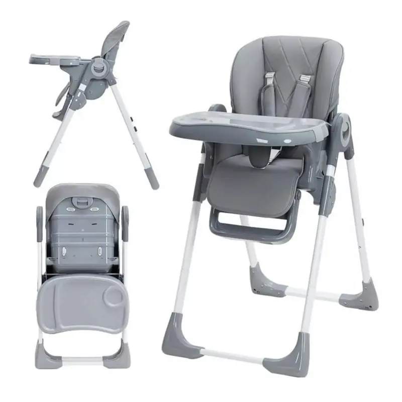 Gaomon Foldable With Removable Tray, Adjustable Height & Recline Baby High Chair 1