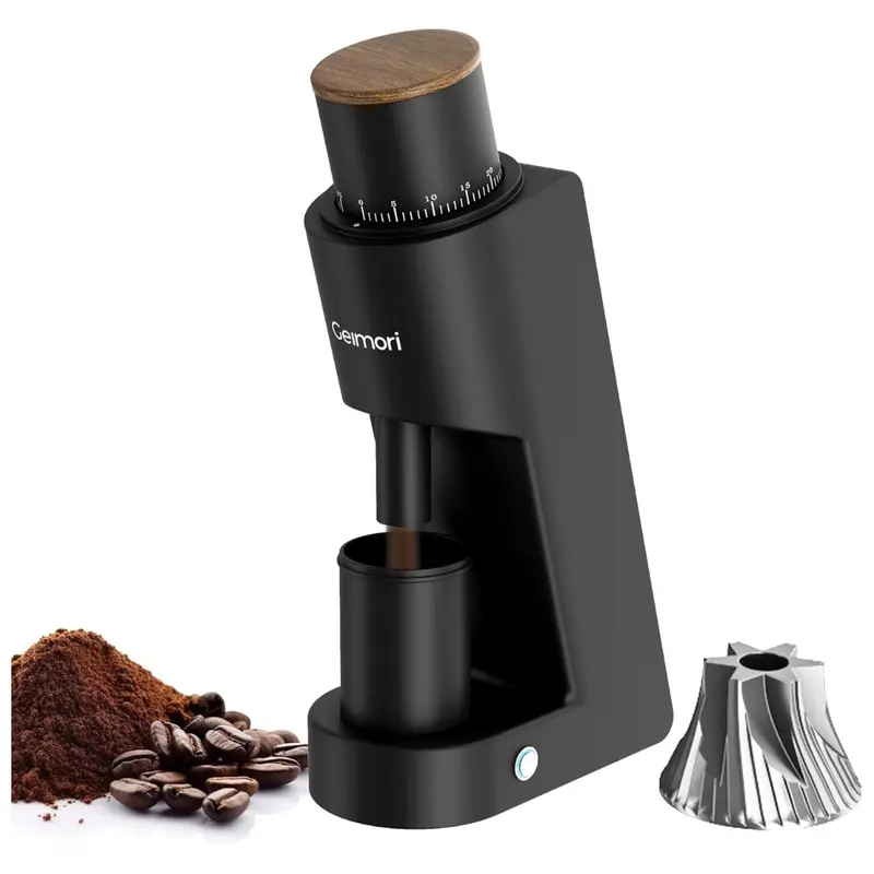 Geimori Gu38 Single Dose Espresso Grinder With 38Mm Conical Burr 1