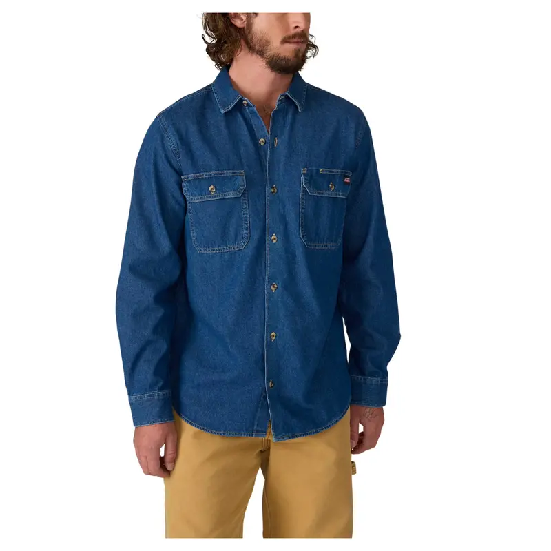 Genuine Dickies Long Sleeve Denim Shirt 1