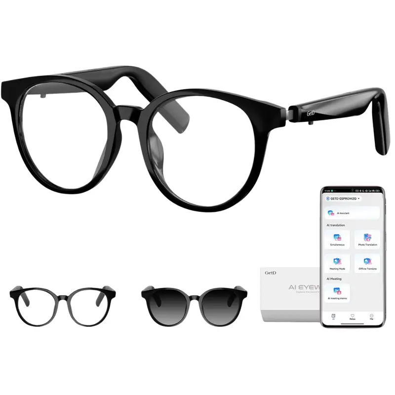 Getd Ai Men & Women Bluetooth Smart Glasses Powered By Chatgpt 1