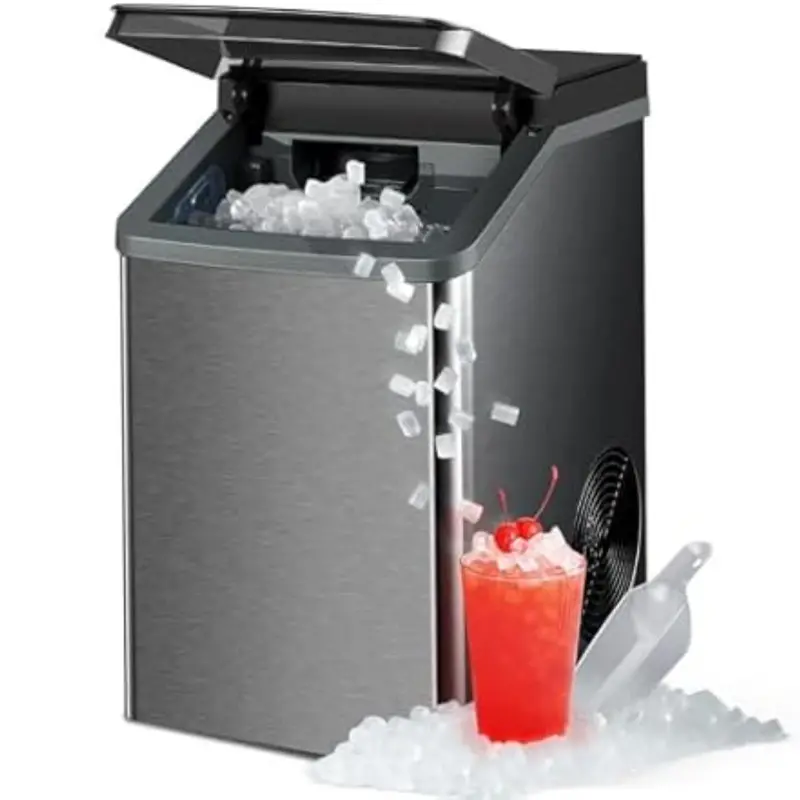 Gevi Knova 40Lbs/24H Self-Cleaning Portable Pellet Ice Machine 1