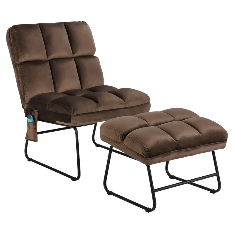 Giantex 5 Vibration Modes Massage Chair With Ottoman 1