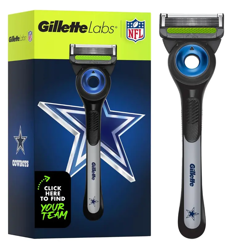 Gillette Labs Special Nfl Cowboys Edition Men's Shaving Razor 1
