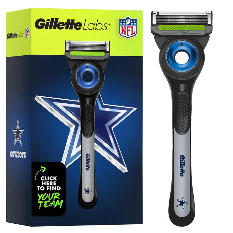 Gillette Labs Special Nfl Cowboys Edition Men's Shaving Razor 1