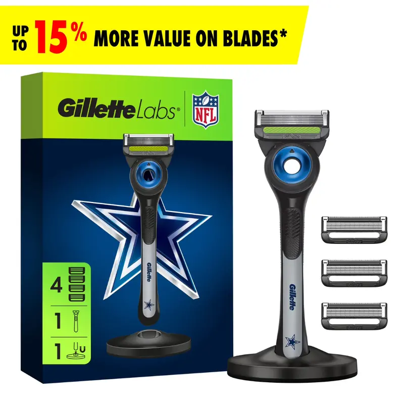 Gillette Labs Special Nfl Cowboys Edition Shaving Razor 1