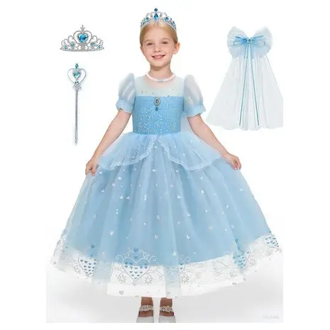 Girls Princess Dress Costume 1
