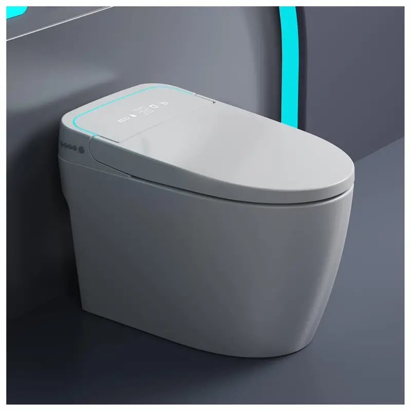 Glendan Elongated Heated Auto Flush Smart Toilet 1