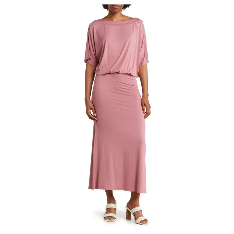 Go Couture Women's Dolman Sleeve Maxi Dress 1