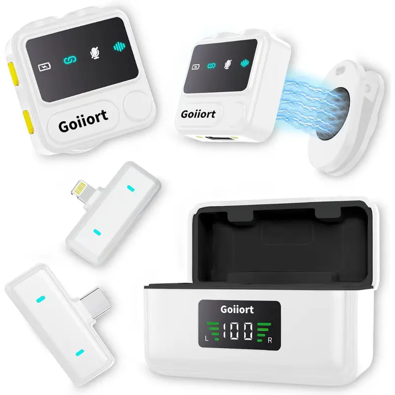 Goiiort Wireless Lavalier Microphone 1
