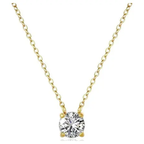 Gold Plated Pendant Necklace (2 Colors) 1
