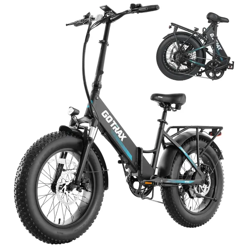 Gotrax R2 20" Folding Electric Off-Road Bike With 55 Miles 1