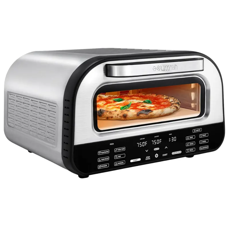 Gourmia 1800W Indoor Pizza Oven Air Fryer Toaster With Pizza Stone 1