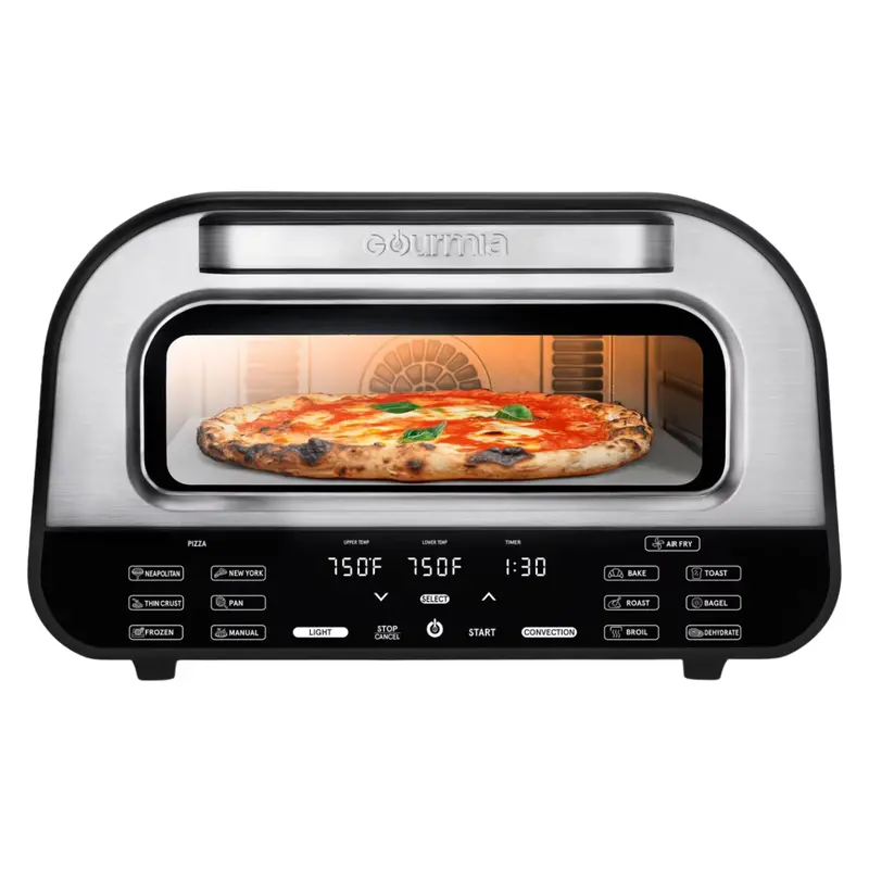 Gourmia All-In-One Indoor Pizza Oven, Toaster Oven, And Air Fryer 1