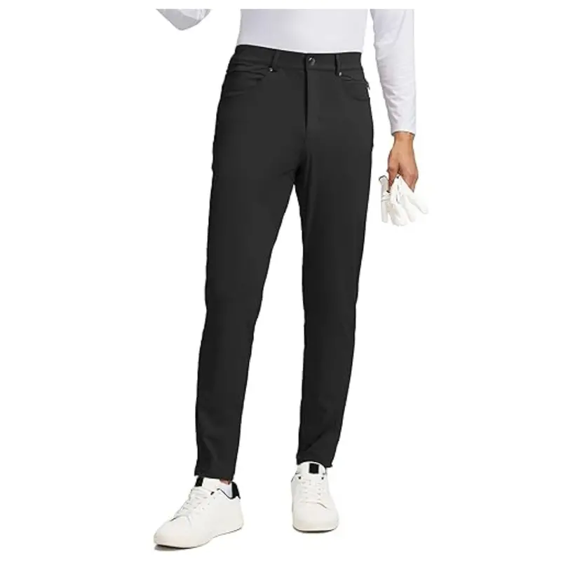 Gradual Men's Slim Fit Stretch Golf Pants With 6 Pockets (Various) 1