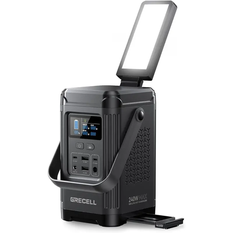 Grecell 240W 154Wh/ 48000Mah Lifepo4 Portable Power Station 1