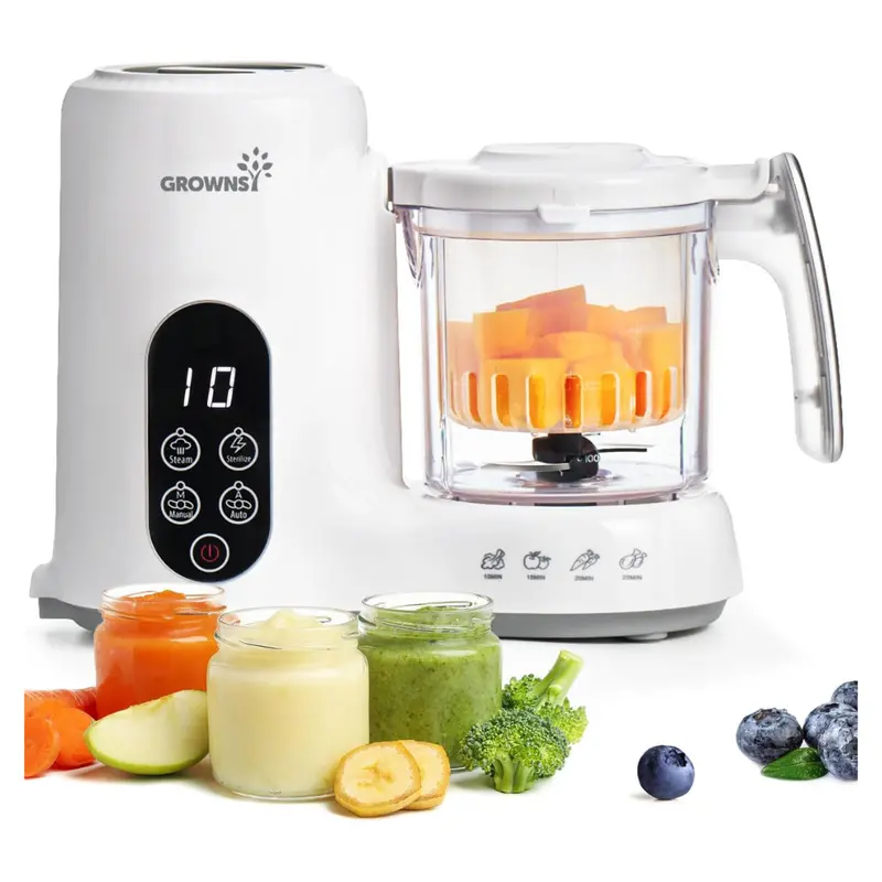 Grownsy 5800E One-Step Baby Food Maker And Steamer 1
