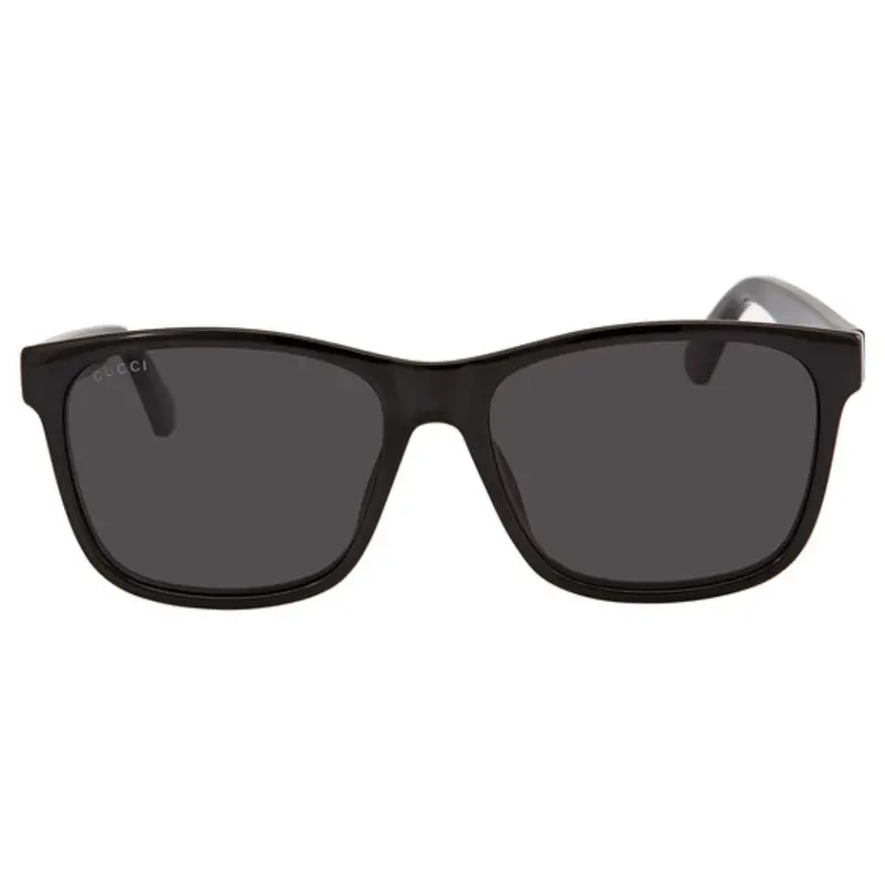 Gucci Grey Rectangular Men's Sunglasses 1