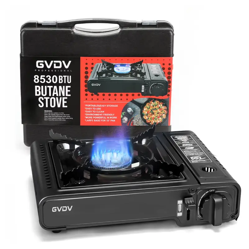 Gvdv Portable 1 Burner Butane Gas Stove (3 Colors) 1