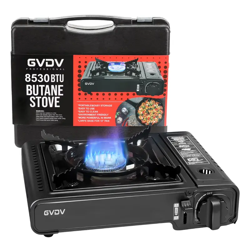 Gvdv Portable 1 Burner Butane Gas Stove (3 Colors) 1