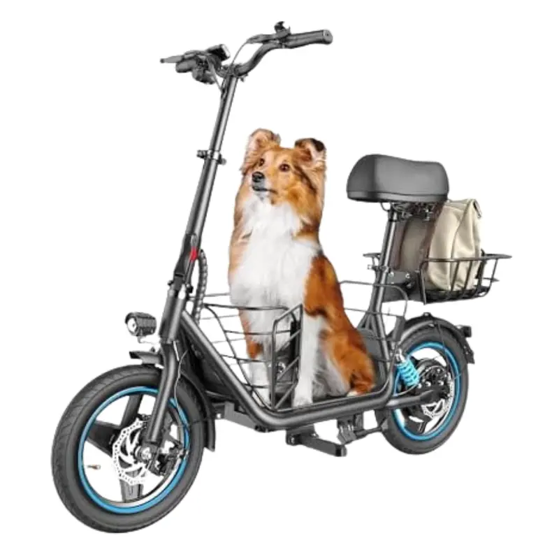 Gyroor C1 Plus 650W 30Miles Electric Scooter With Pet Basket 1