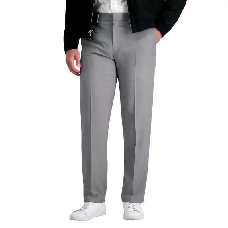 Haggar Premium Comfort Straight Fit Flat Front Dress Pants 1