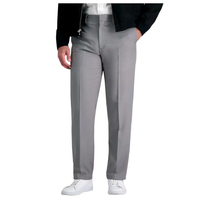 Haggar Premium Comfort Straight Fit Flat Front Dress Pants 1