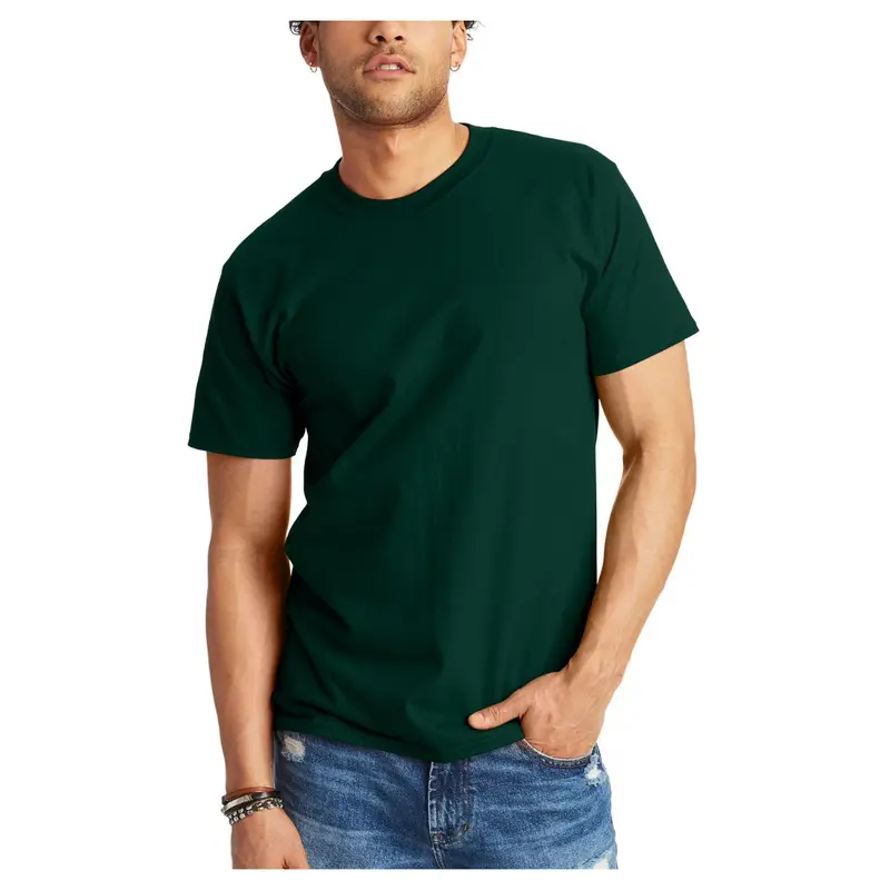 Hanes Men's Short-Sleeve Beefy-T Cotton T-Shirt (Various) 1
