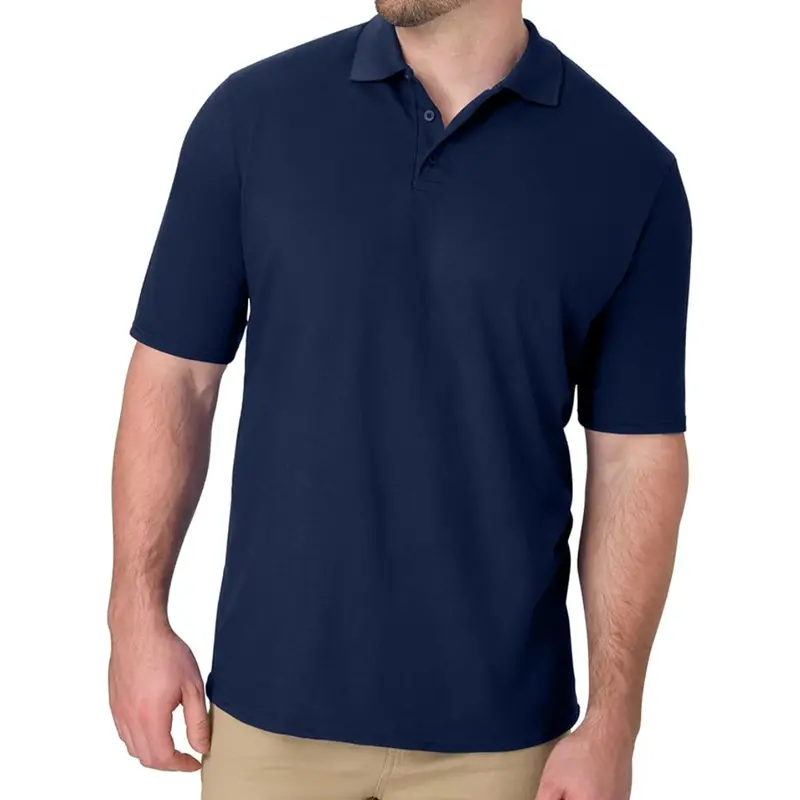 Hanes Mens X-Temp Short Sleeve Midweight Polo Shirt (Various) 1