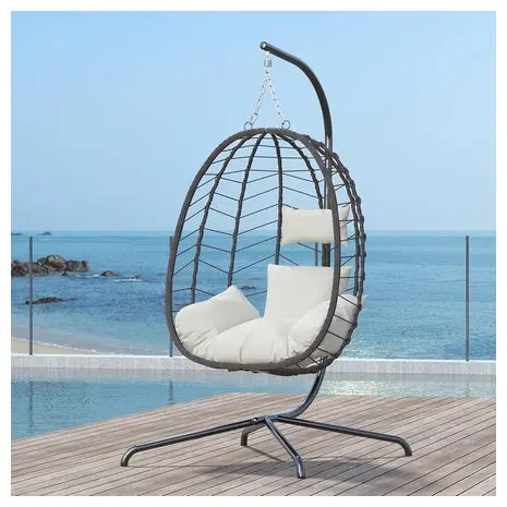 Hanging Egg Chair With Stand 1