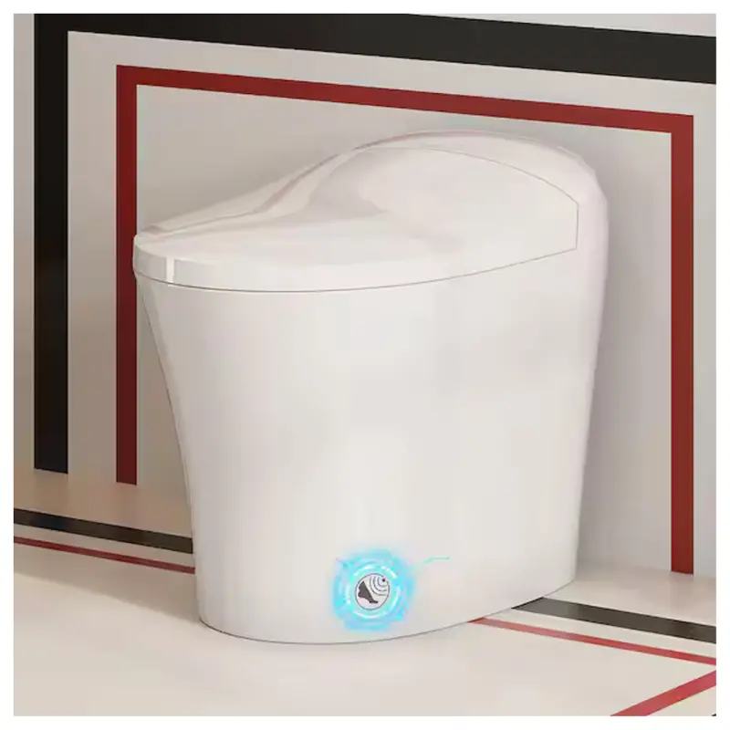 Hanikes 1/1.27 Gpf High Efficiency Dual Flush Elongated Toilet 1