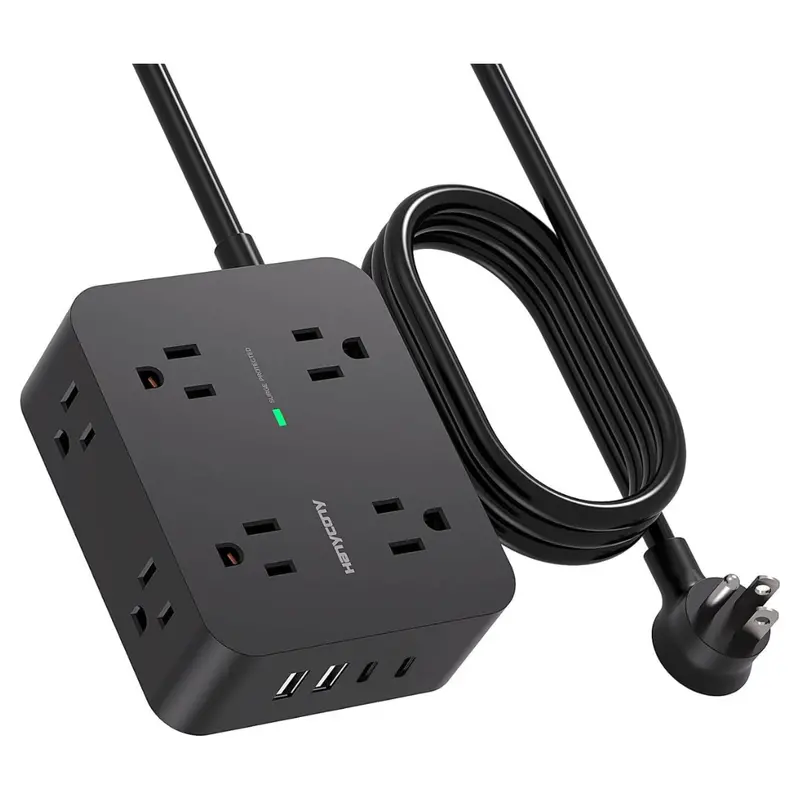 Hanycony 10Ft Surge Protector Power Strip 1