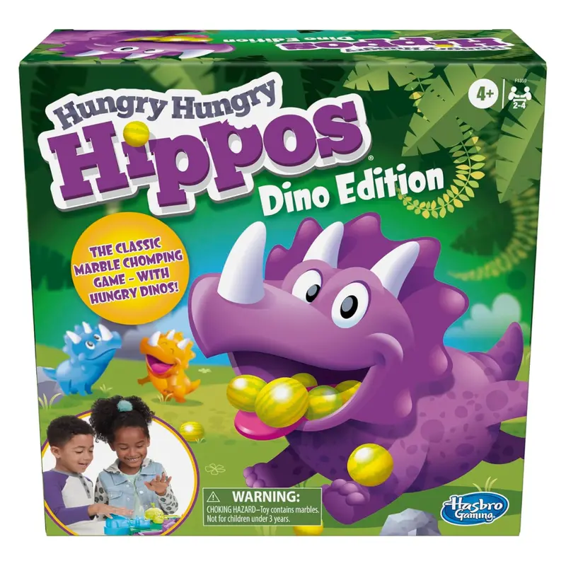Hasbro Gaming Hungry Hungry Hippos Dino Edition Board Game 1
