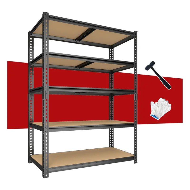 Heavy Duty 5-Tier Garage Storage Shelves 1