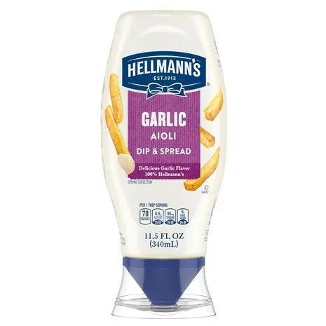 Hellmann's Garlic Dip & Spread Garlic Aioli 1