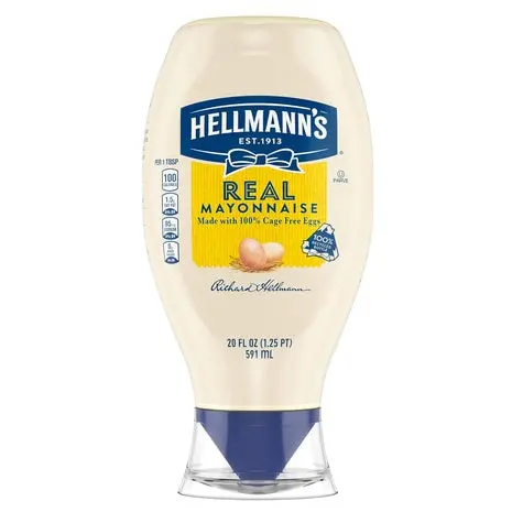 Hellmann’S Real Mayonnaise Squeeze Bottle 1