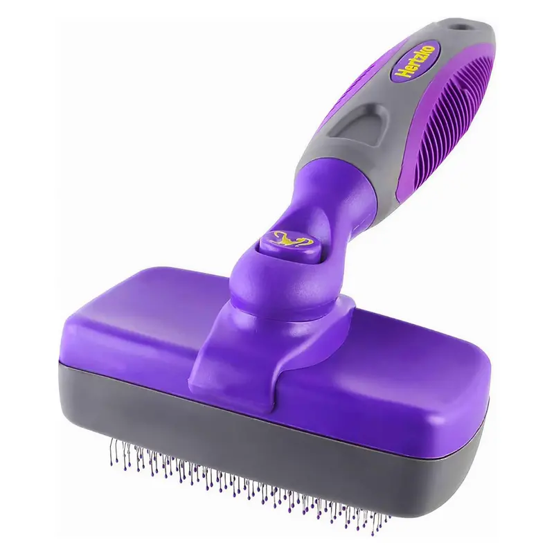 Hertzko Self-Cleaning Slicker Pet Brush (Large) 1