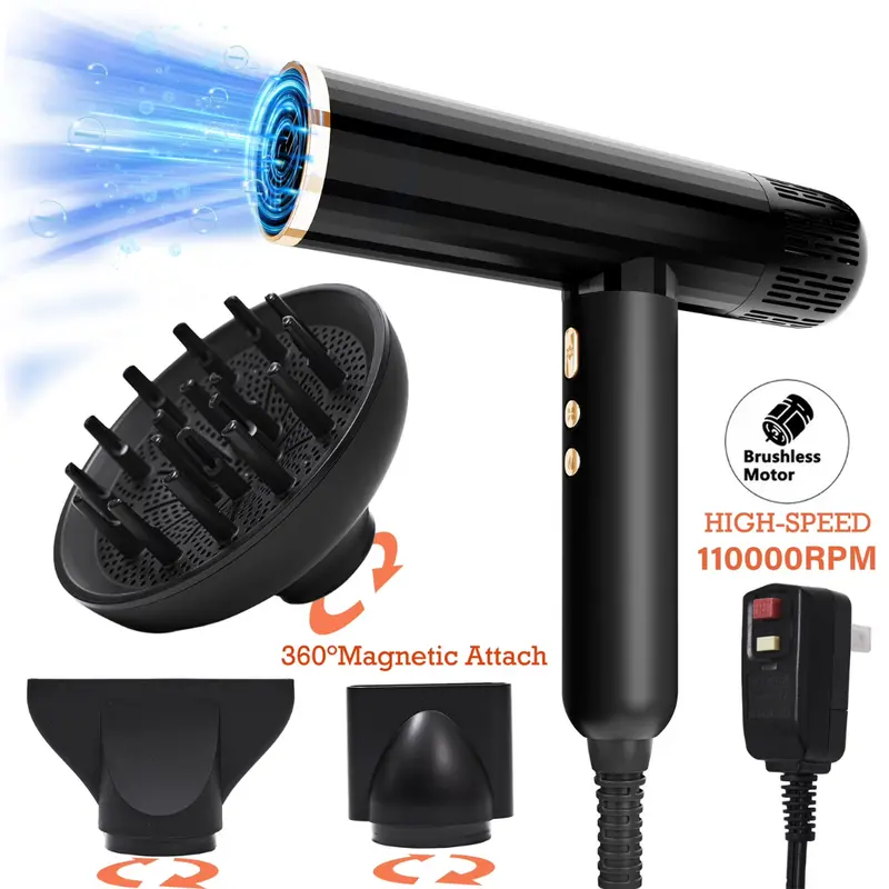 High Speed 110000Rpm Ionic Hair Dryer 1