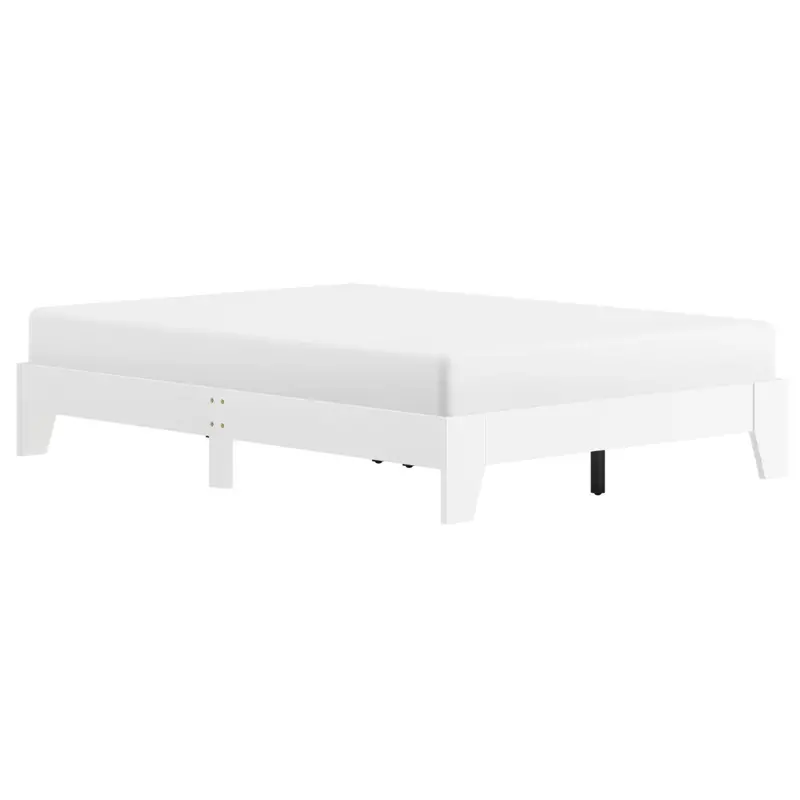 Hillsdale Furniture Casey Full Size Wood Platform Bed (White) 1