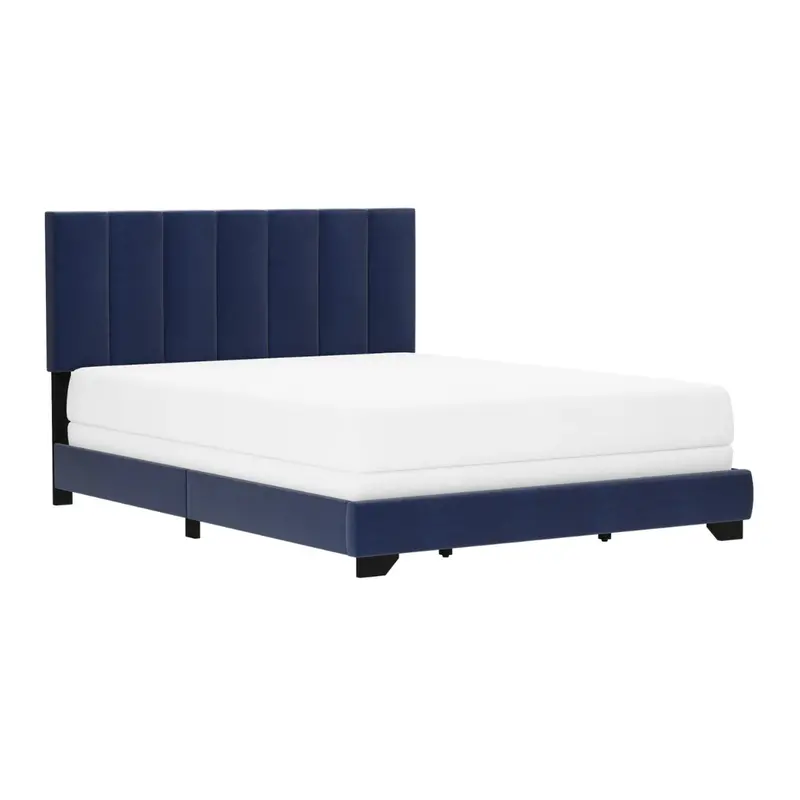 Hillsdale Reece Channel Stitched Upholstered Queen Bed 1