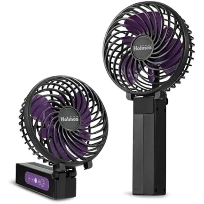 Holmes 4" 3-Speed Rechargeable Usb-C Personal Fan 1