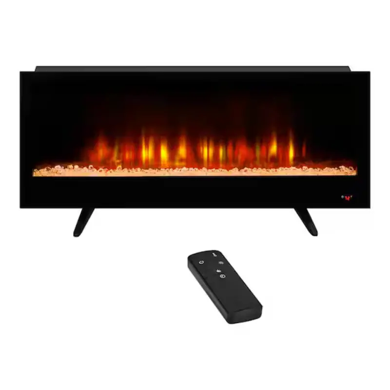 Home Decorators Collection 48" W View Wall Mount Electric Fireplace 1