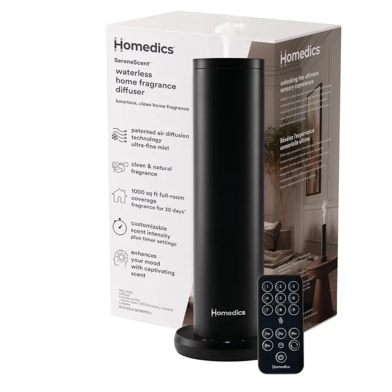 Homedics Serenescent Waterless Home Fragrance Diffuser 1