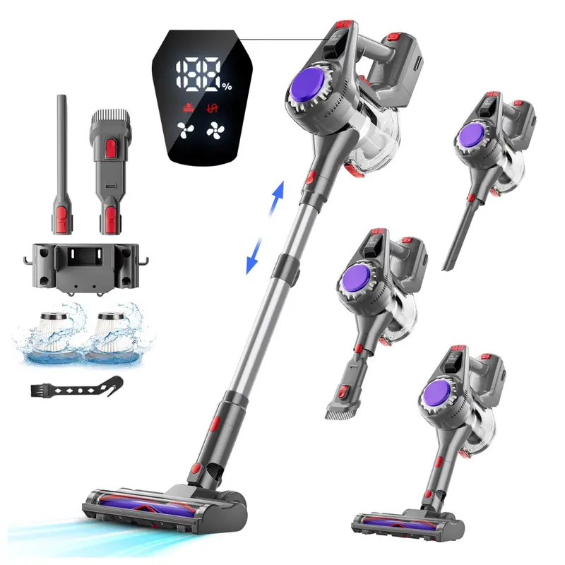 Hoofun Powerful Stick Rechargeable Cordless Vacuum Cleaner 1