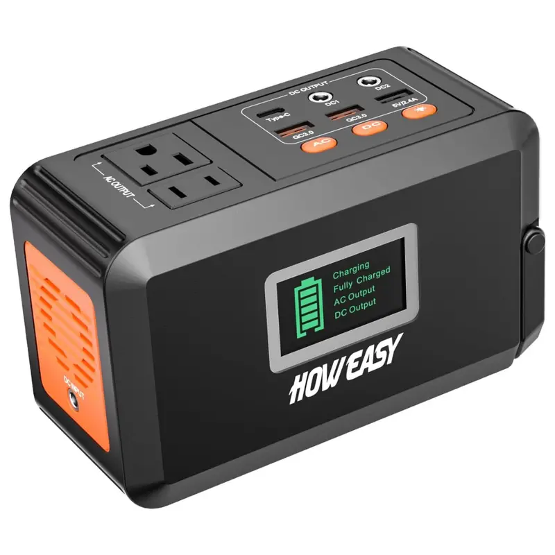 Howeasy 88Wh Portable Lithium Battery Power Station Solar Generator 1