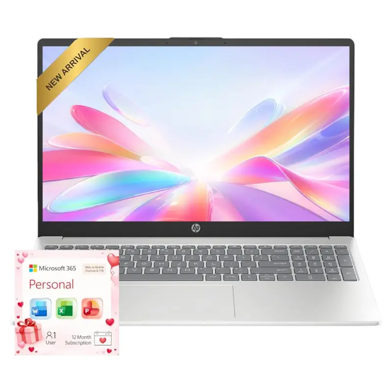 Hp Essential 15.6" Fhd Laptop (Quad Core N100 / 4Gb Ram / 1Tb Onedrive + 128Gb Ssd) 1