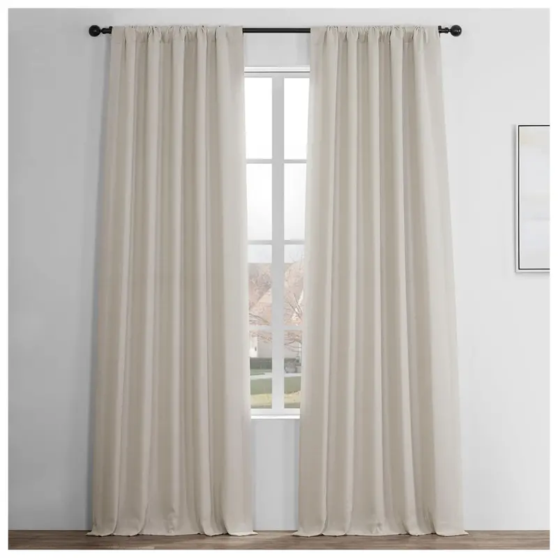 Hpd Half Price Drapes 50W X 84L Faux Linen Curtains 1