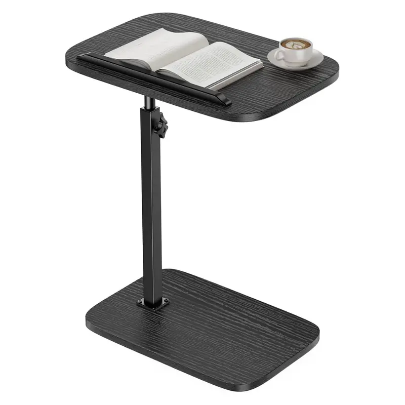Huanuo Height Adjustment Tv Tray W/ 360º Swivel & 90º Tilt 1