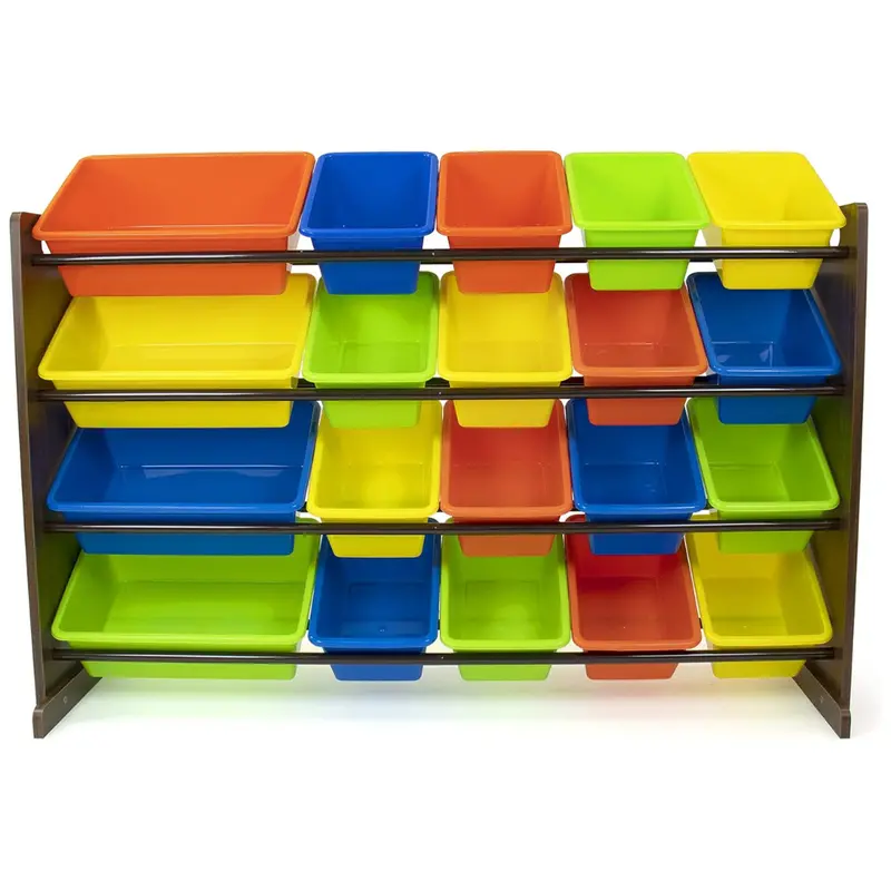 Humble Crew Extra-Large Toy Organizer With 20 Plastic Bins 1