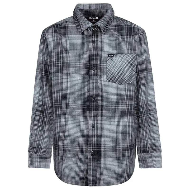 Hurley Boys Long Sleeve Flannel Shirt 1