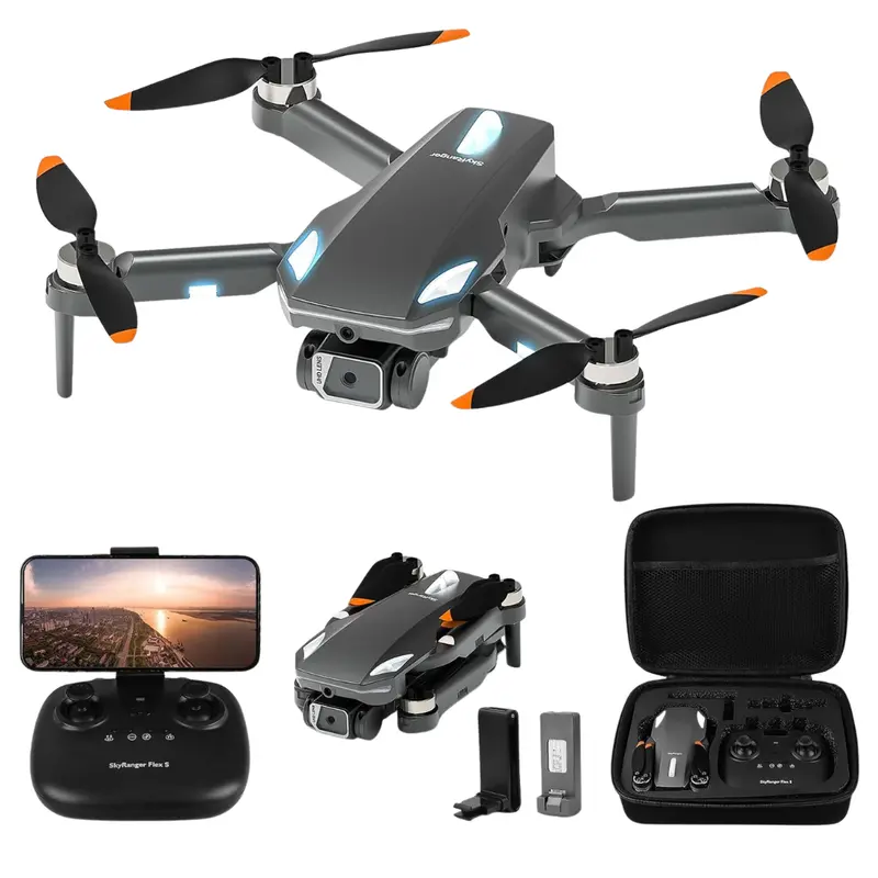 Hursvie Foldable Rc Quadcopter Mini Drone W/ 1080P Camera 1